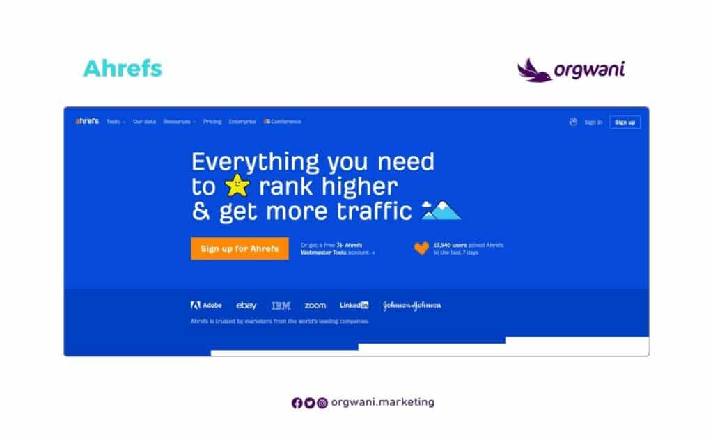 أداة Ahrefs