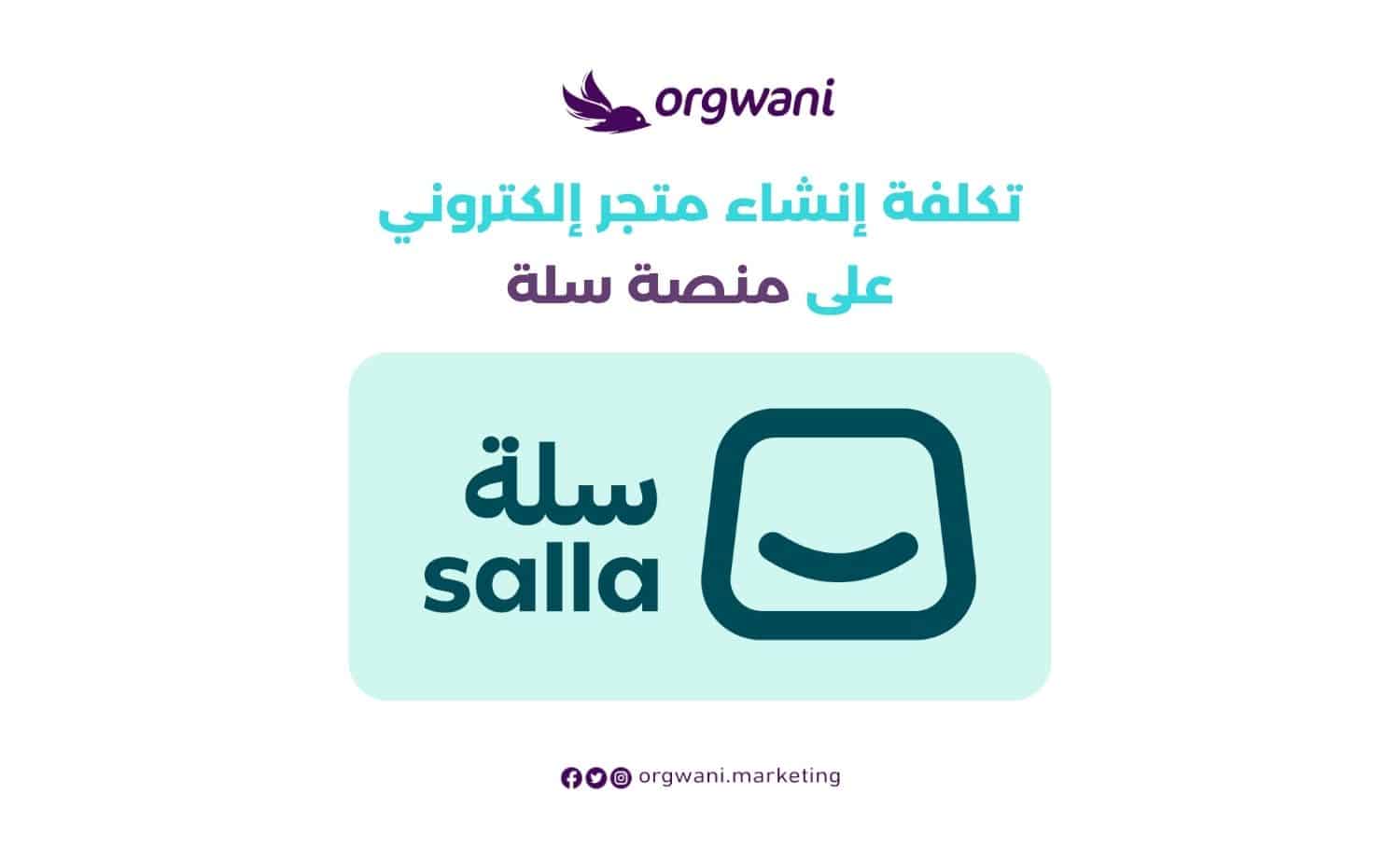 تكلفة إنشاء متجر إلكتروني سلة